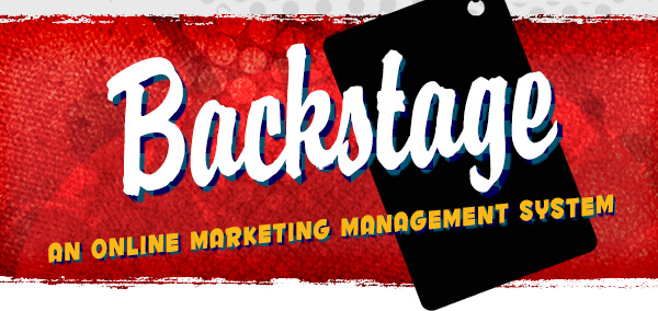 Backstage. An Online Marketing Management System